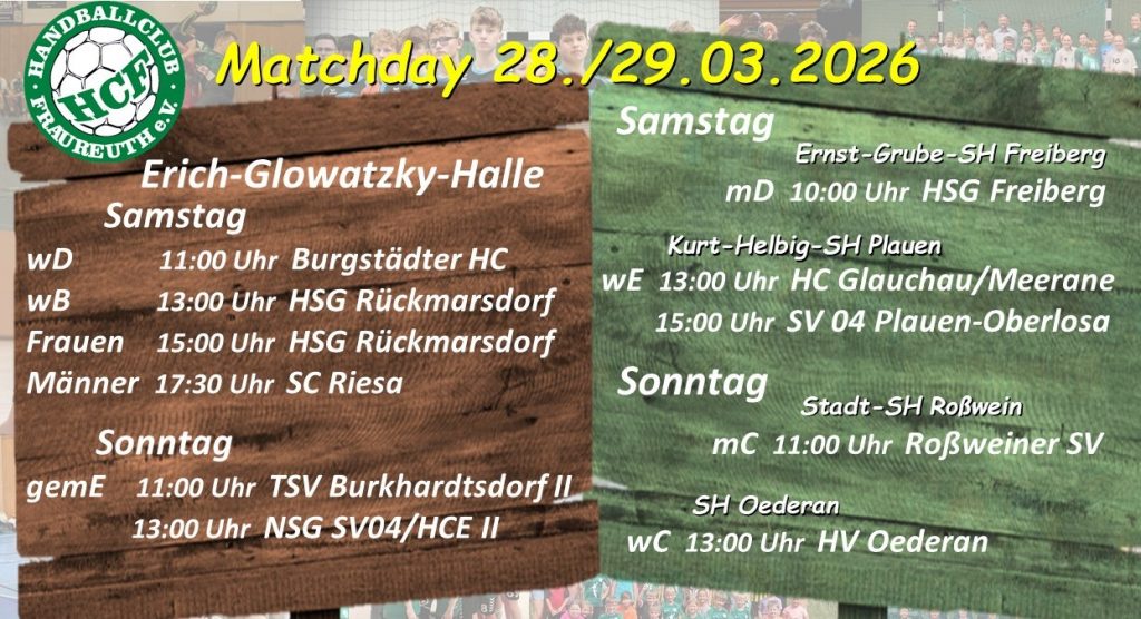 ‼🤾 … wohin am Wochenende, natürlich zum Handball 🤾